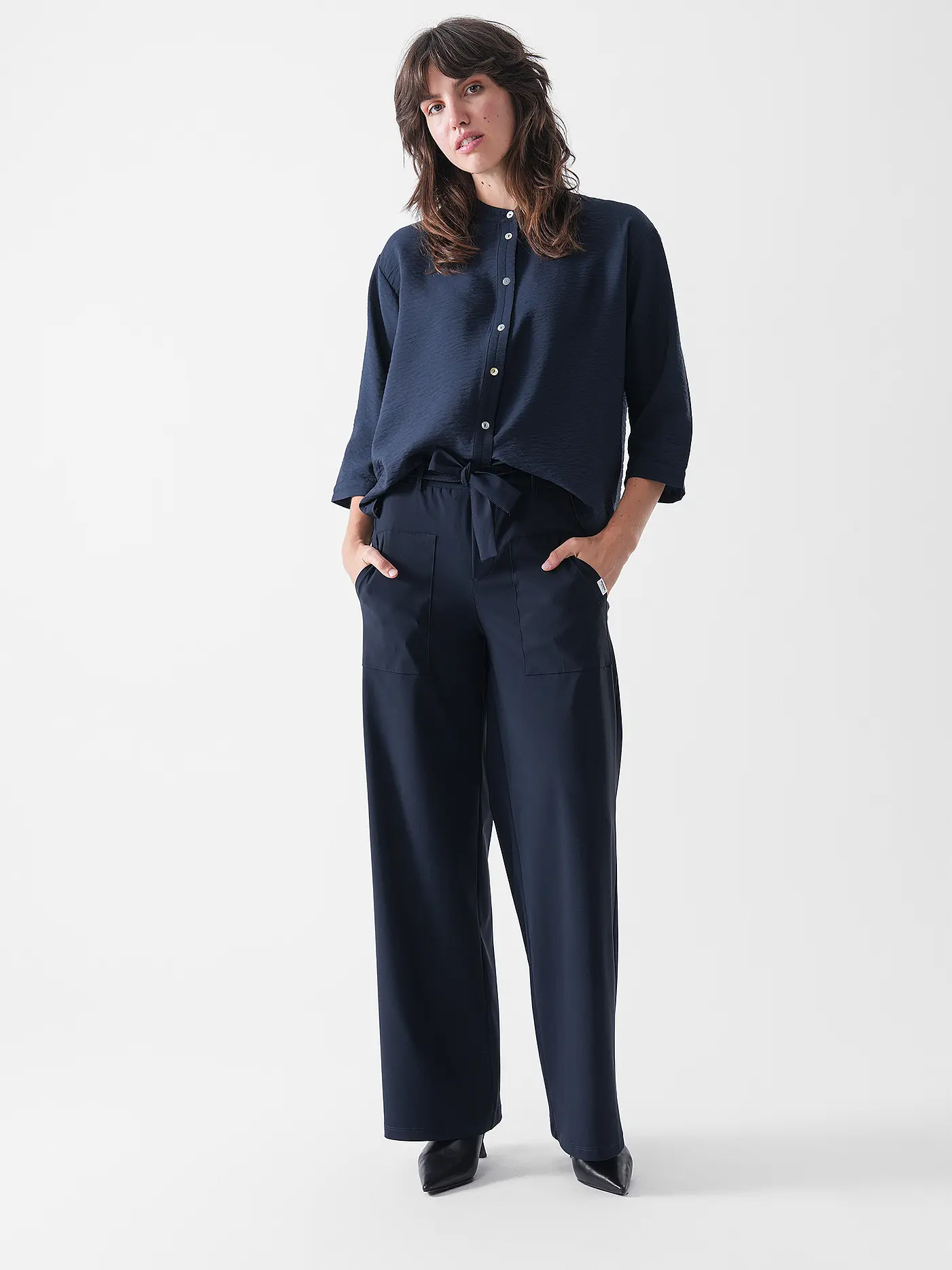 OPUS | Bluse FANARI | dunkelblau